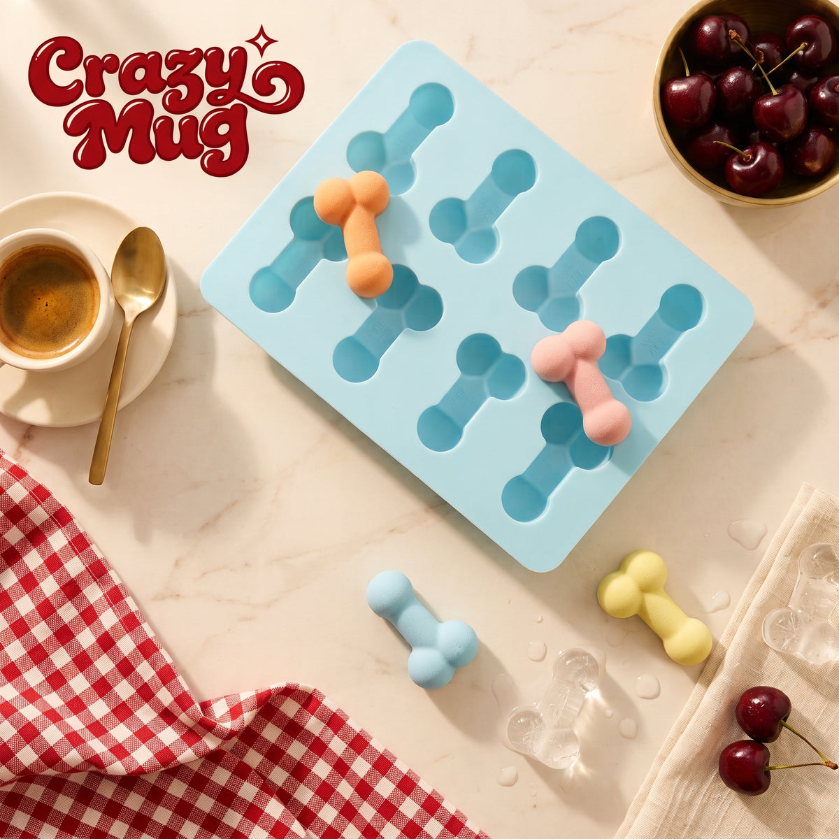 Crazy Ice™ — Lo stampo per ghiaccio che fa ridere