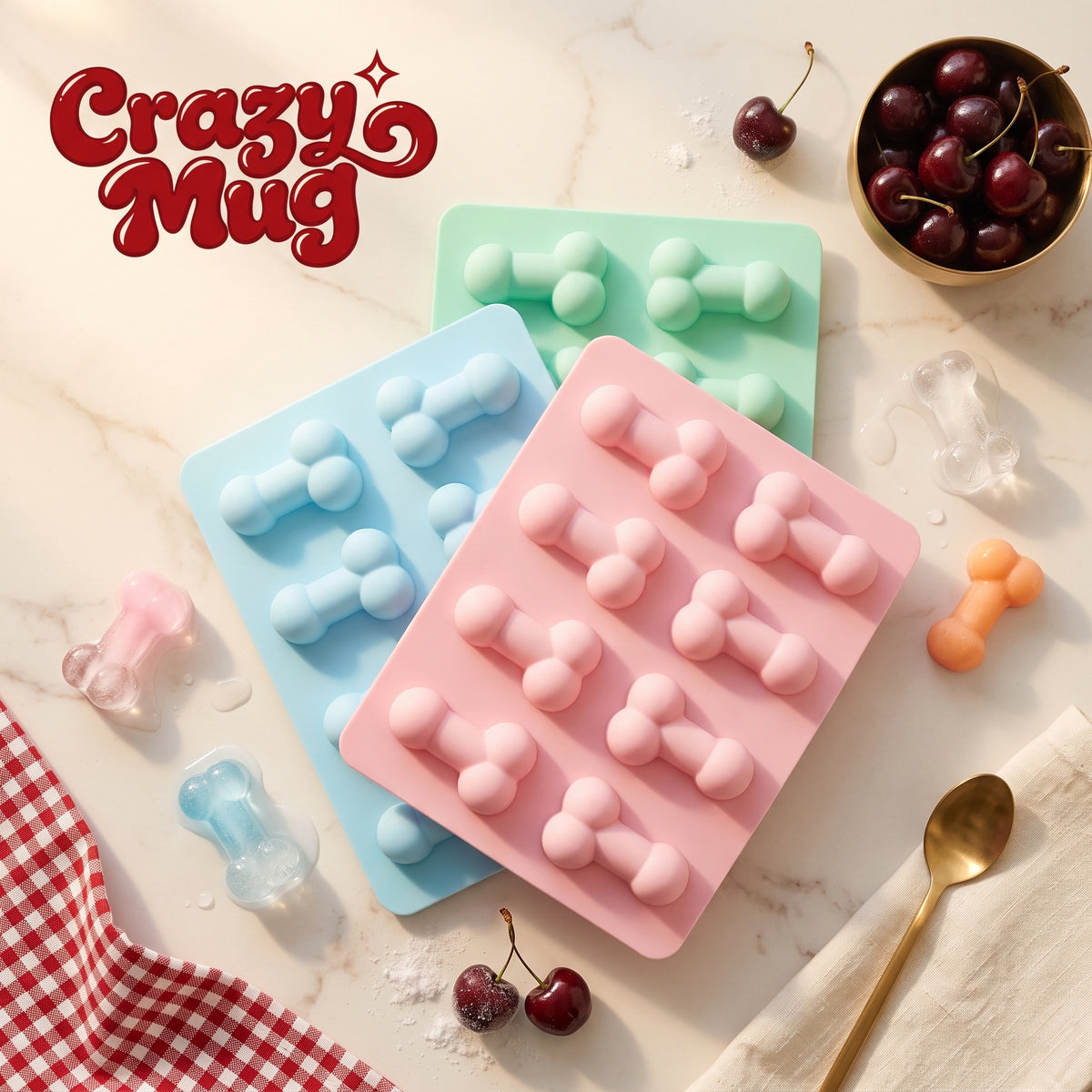 Crazy Ice™ — Lo stampo per ghiaccio che fa ridere